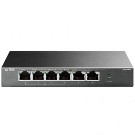 Switch TP-Link TL-SF1006P 6 Puertos/ RJ-45 10/100 PoE