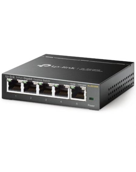 Switch TP-Link TL-SG105S 5 Puertos/ RJ-45 10/100/1000