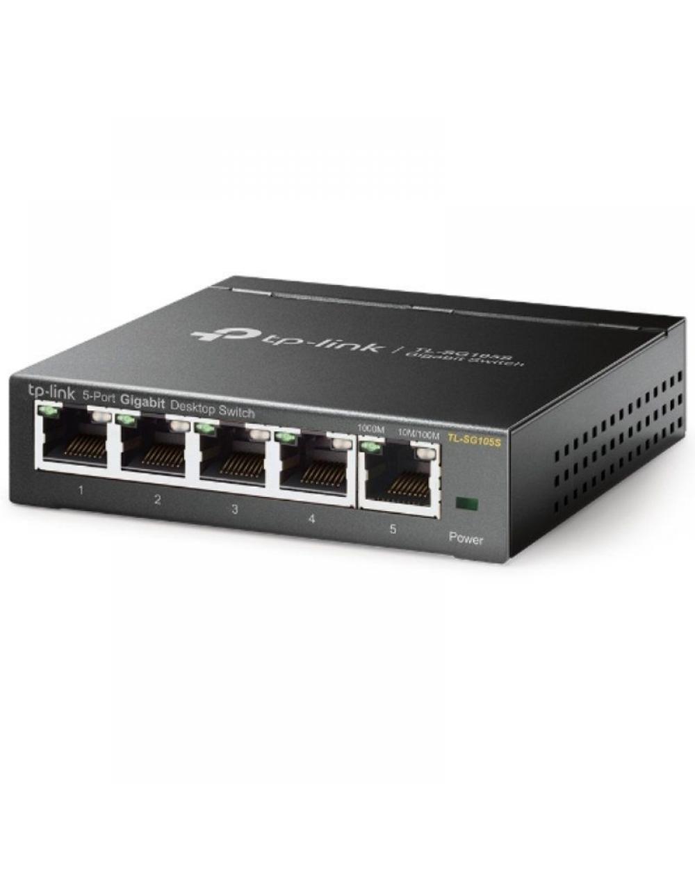 Switch TP-Link TL-SG105S 5 Puertos/ RJ-45 10/100/1000