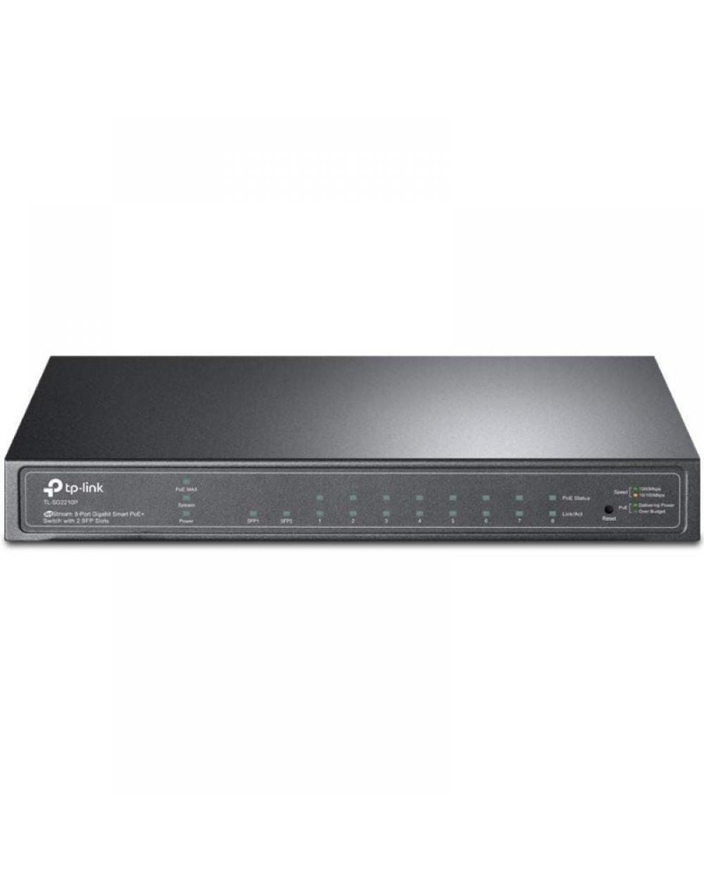 Switch TP-Link Smart Gigabit TL-SG2210P 10 Puertos/ RJ-45 10/100/1000 PoE/ SFP