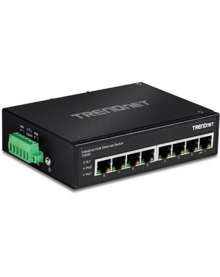 Switch TRENDnet TI-E80 8 Puertos/ RJ-45 Gigabit 10/100