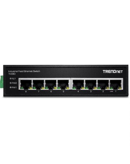 Switch TRENDnet TI-E80 8 Puertos/ RJ-45 Gigabit 10/100