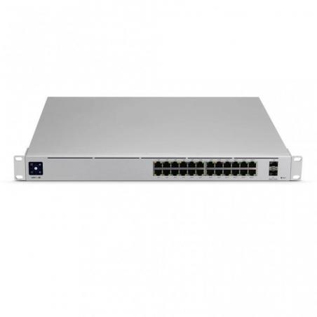 Switch Gestionable Ubiquiti USW-PRO-24-POE 24 Puertos/ RJ-45 Gigabit 10/100/1000 / SFP/ PoE