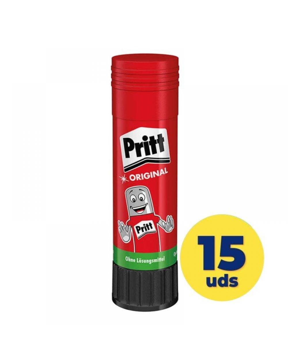 Expositor de Pegamento en Barra Pritt/ 43g/ 15 unidades