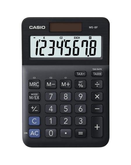 Calculadora Casio MS-8F/ Negra