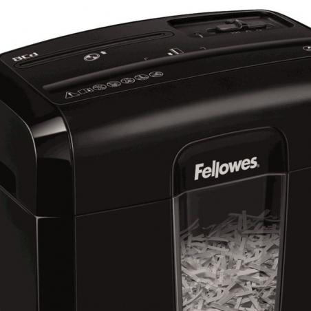 Destructora Fellowes 8CD/ Corte en Partículas de 4 x 35mm/ Negra