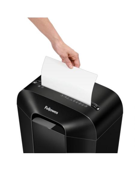 Destructora Fellowes LX41/ Minicorte de 4 x 12mm/ Negra