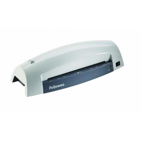 Plastificadora Fellowes Lunar 5715601/ hasta A4 y 80 Micras/ Blanca y Negra