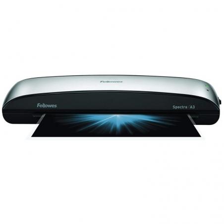 Plastificadora Fellowes Spectra A3/ hasta A3 y 125 Micras/ Gris y Negra