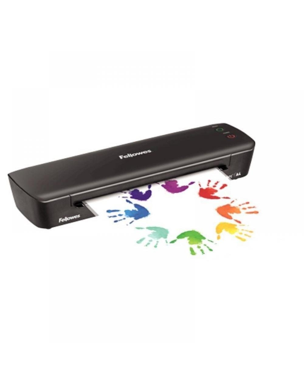 Plastificadora Fellowes Arc A4/ hasta A4 y 80 Micras/ Negra