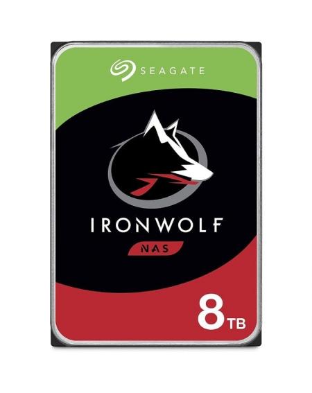 Disco Duro Seagate IronWolf NAS ST8000VN004 8TB/ 3.5'/ SATA III/ 256MB