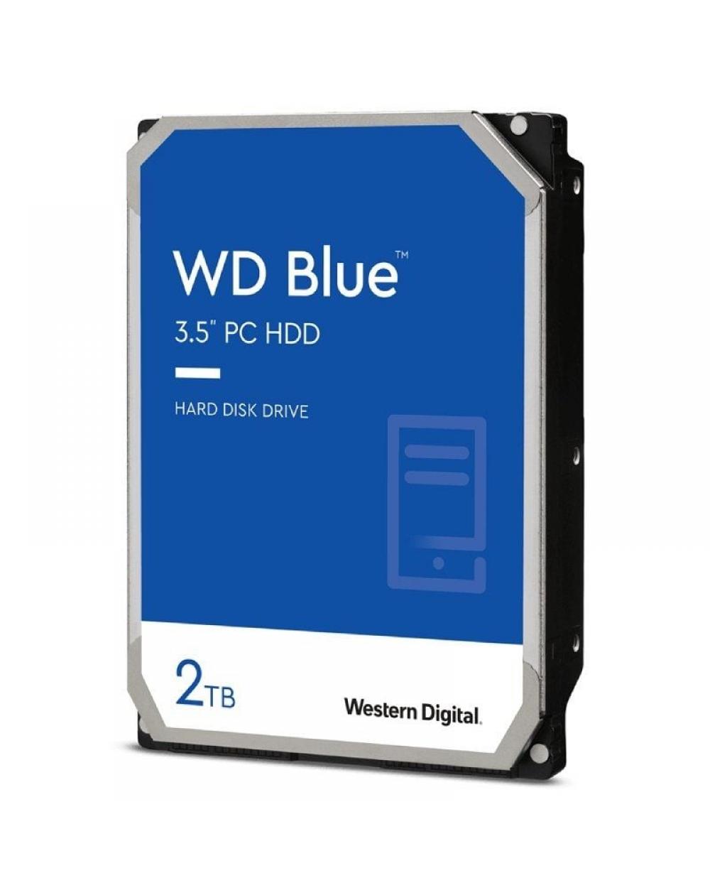 Disco Duro Western Digital WD Blue PC Desktop 2TB/ 3.5'/ SATA III/ 256MB