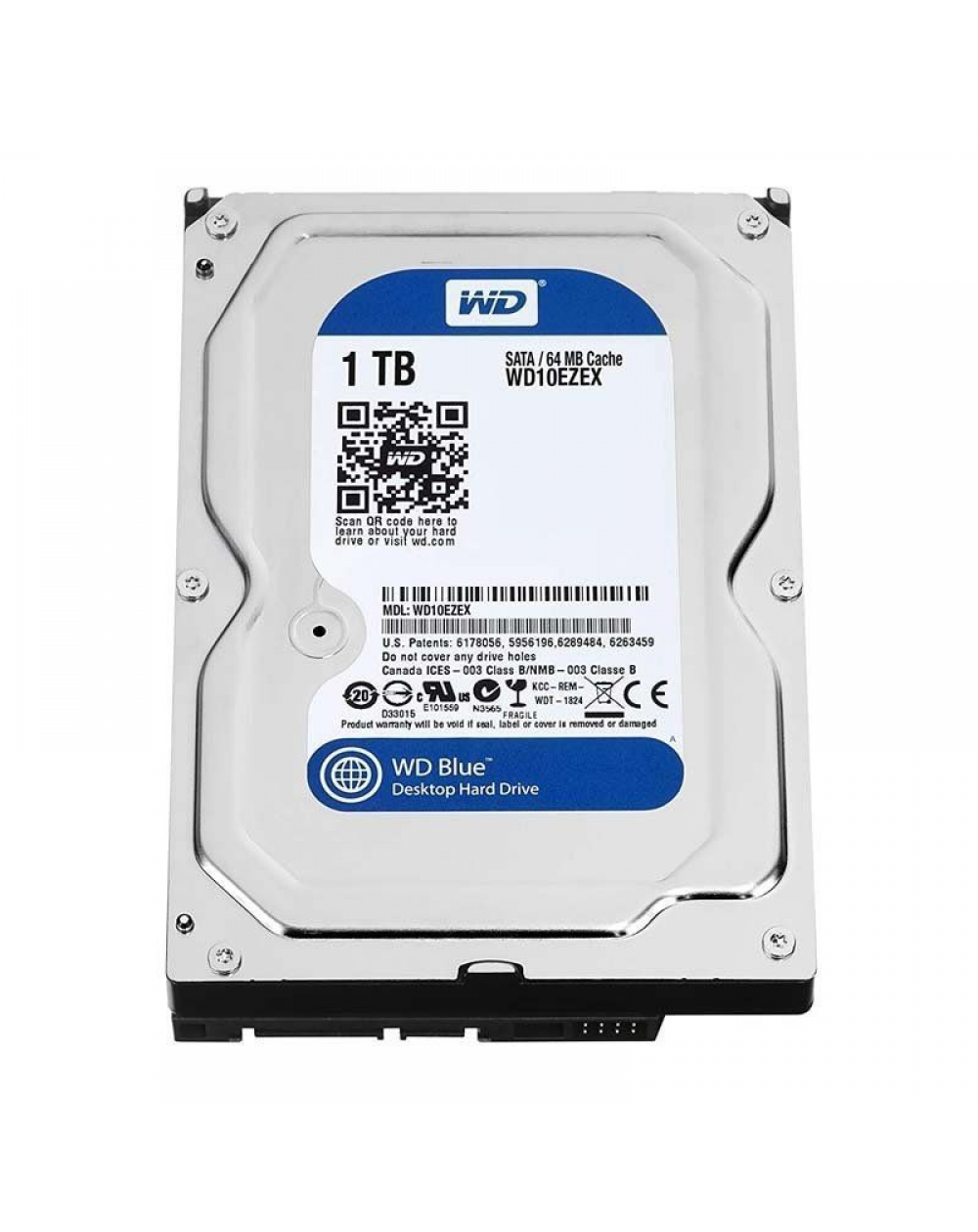 Disco Duro Western Digital Caviar Blue 1TB/ 3.5'/ SATA III/ 64MB