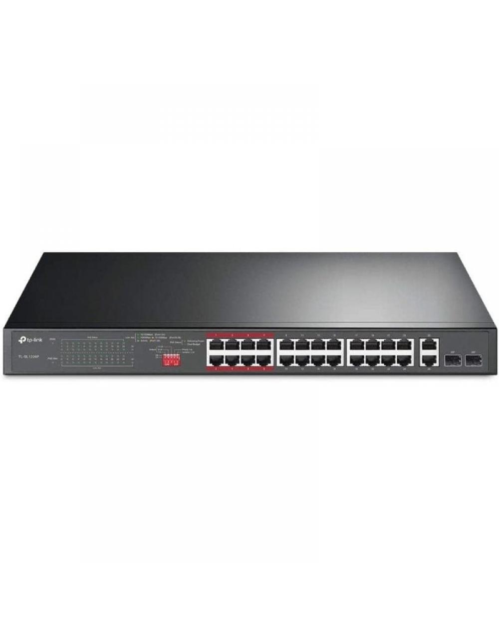 Switch TP-Link TL-SL1226P 26 Puertos/ RJ-45 10/100/1000 PoE/ SFP