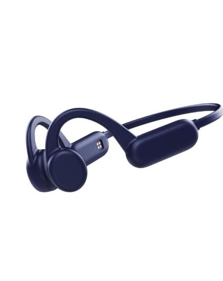 Auriculares Inalámbricos Deportivos Leotec True Bone Conduction/ con Micrófono/ Bluetooth/ 32GB/ Azules