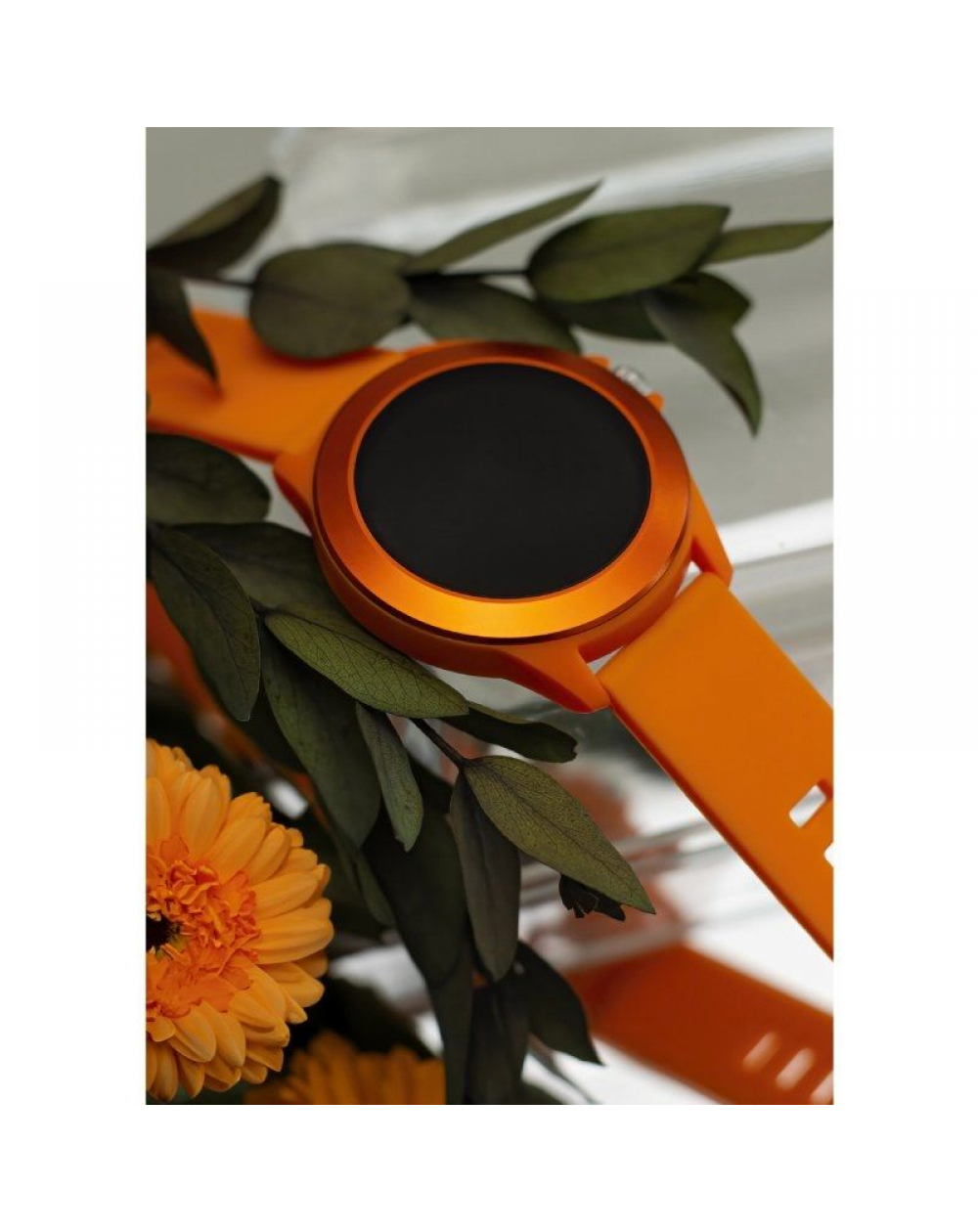 Smartwatch Forever Colorum CW-300/ Notificaciones/ Frecuencia Cardíaca/ Naranja