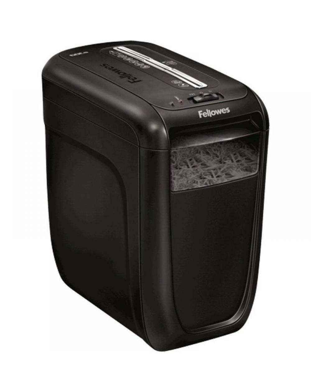 Destructora Fellowes 60CS/ Corte en Partículas de 4 x 40mm/ Negra