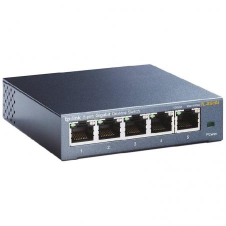 Switch TP-Link TL-SG105 5 Puertos/ RJ-45 10/100/1000