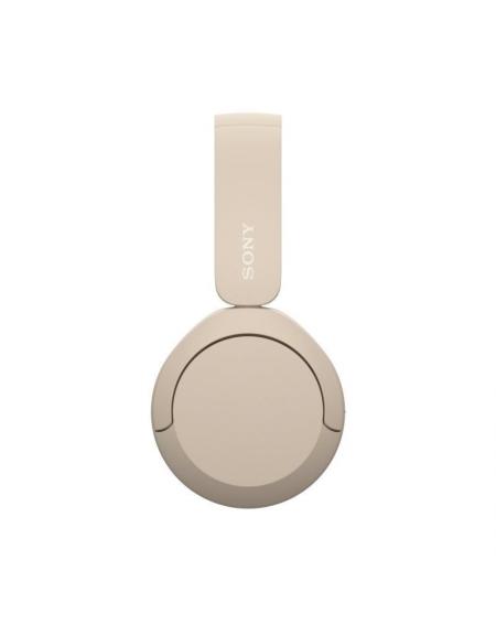 Auriculares inalámbricos Sony WH-CH520/ con Micrófono/ Bluetooth/ Beige