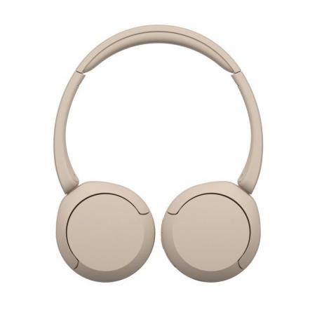 Auriculares inalámbricos Sony WH-CH520/ con Micrófono/ Bluetooth/ Beige