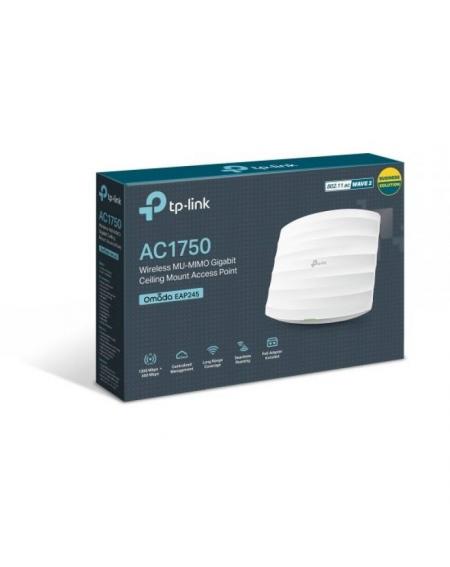 Punto de Acceso Inalámbrico TP-Link EAP245 PoE 1700Mbps/ 2.4 GHz 5GHz/ Antena de 4dBi/ WiFi 802.11ac/n/b/g/a