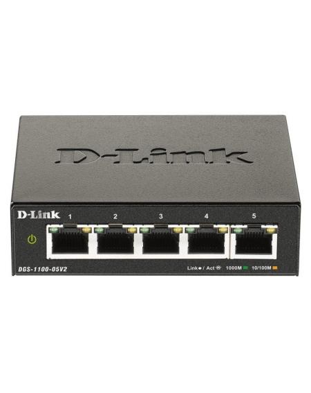 Switch D-Link DGS-1100-05V2 5 Puertos/ RJ-45 10/100/1000