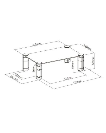 Soporte para Monitor Aisens MR01C-109/ hasta 20kg