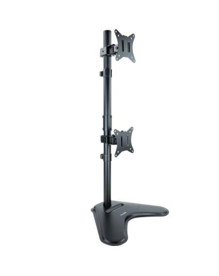 Soporte para 2 Monitores TooQ DB1703TNV-B/ hasta 9kg