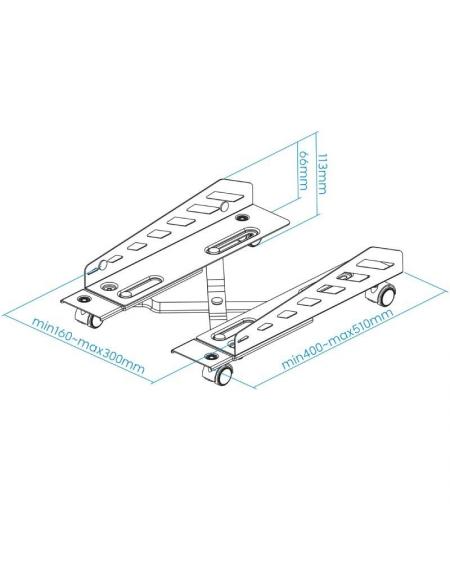 Soporte para PC TooQ UMCS0024-B/ hasta 25kg