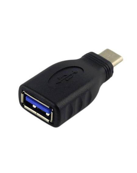 Adaptador USB 3.1 Tipo-C Aisens A108-0323/ USB Tipo-C Macho - USB Hembra