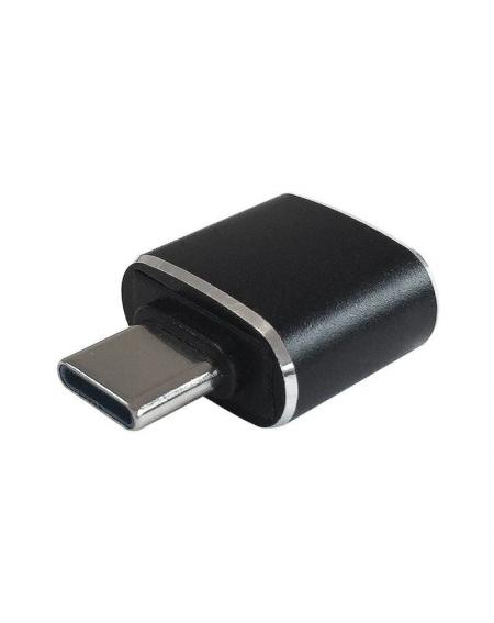 Adaptador USB 3.0 Tipo-C Aisens A108-0369/ USB Tipo-C Macho - USB Hembra