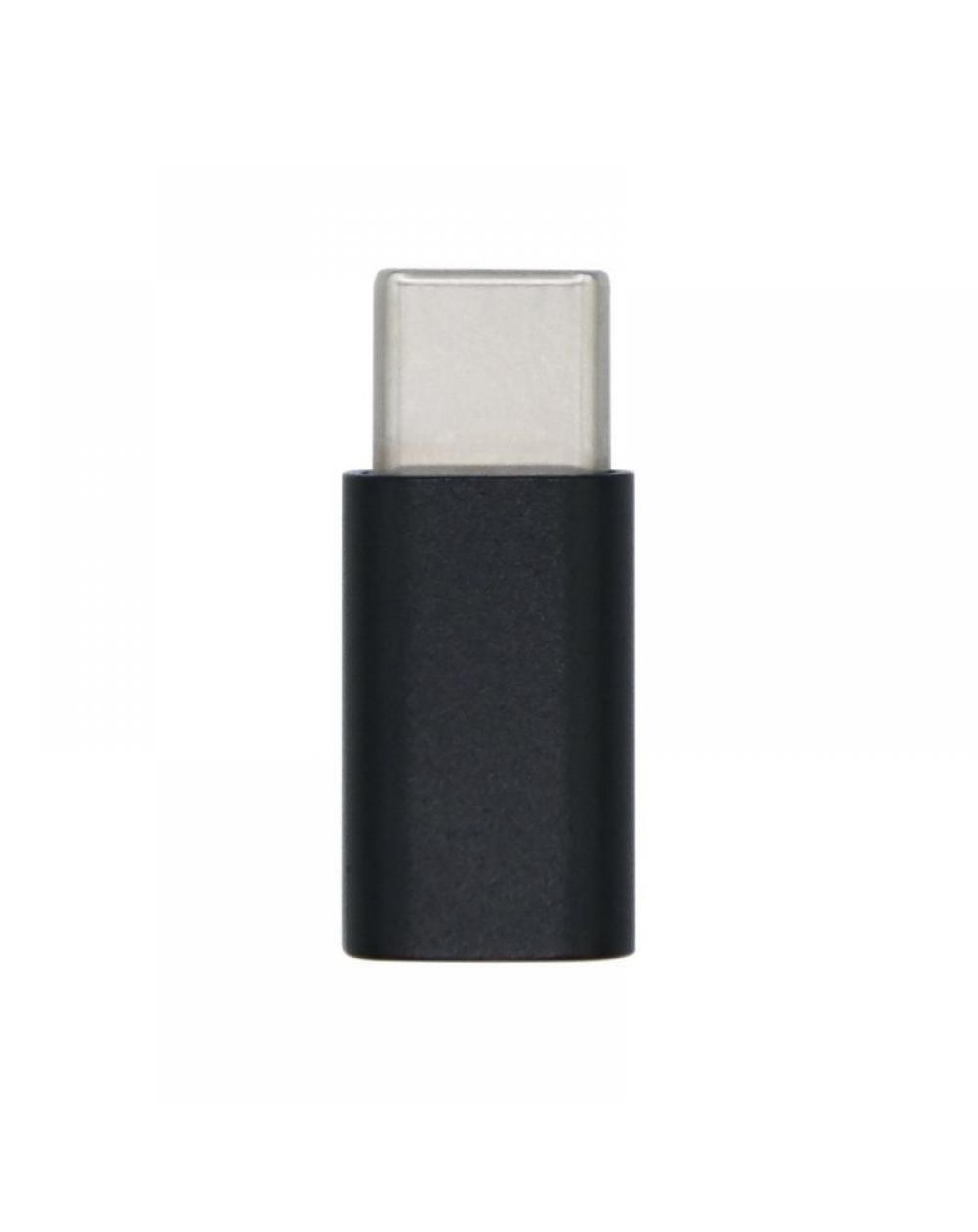 Adaptador USB 2.0 Tipo-C Aisens A108-0414/ USB Tipo-C Macho - Micro USB Hembra