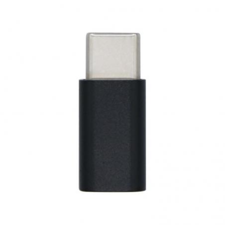 Adaptador USB 2.0 Tipo-C Aisens A108-0414/ USB Tipo-C Macho - Micro USB Hembra