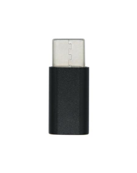 Adaptador USB 2.0 Tipo-C Aisens A108-0414/ USB Tipo-C Macho - Micro USB Hembra