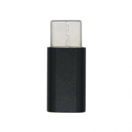 Adaptador USB 2.0 Tipo-C Aisens A108-0414/ USB Tipo-C Macho - Micro USB Hembra