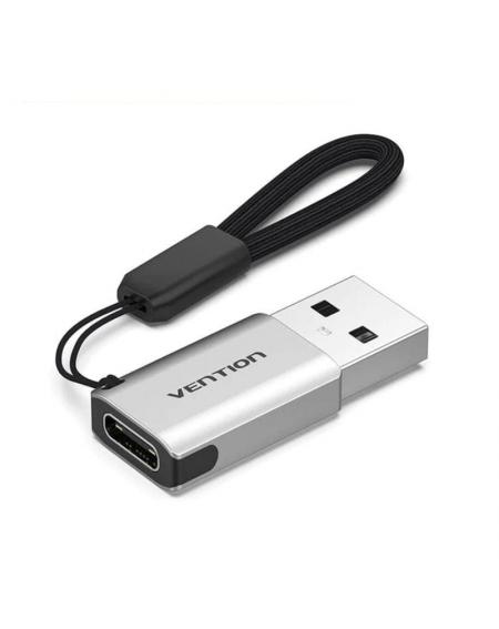 Adaptador USB 3.0 Vention CDPH0/ USB Macho - USB Tipo-C Hembra