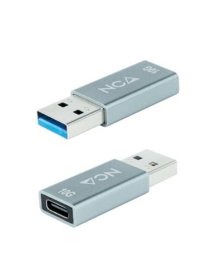 Adaptador USB 3.1 Nanocable 10.02.0013/ USB Macho - USB Tipo-C Hembra