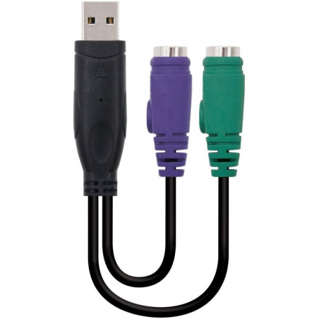 Cable Conversor Nanocable 10.03.0101/ PS Hembra - USB Tipo-A Macho