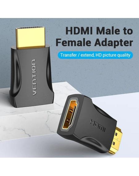 Adaptador HDMI 4K Vention AIMB0/ HDMI Macho - HDMI Hembra