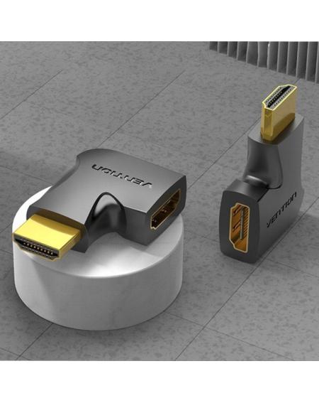 Adaptador HDMI 4K 90º Vention AIPB0/ HDMI Macho - HDMI Hembra