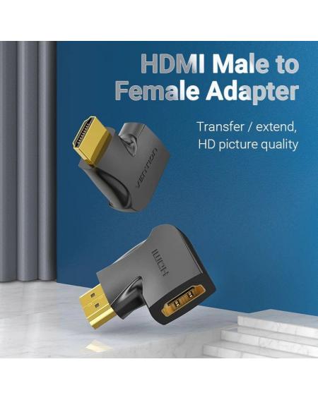 Adaptador HDMI 4K 270º Vention AIQB0/ HDMI Macho - HDMI Hembra