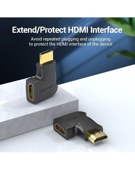 Adaptador HDMI 4K 270º Vention AIQB0/ HDMI Macho - HDMI Hembra