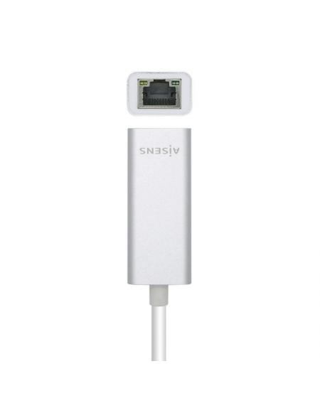 Adaptador USB 3.1 Tipo-C Aisens A109-0505/ USB Tipo-C - RJ45 Hembra