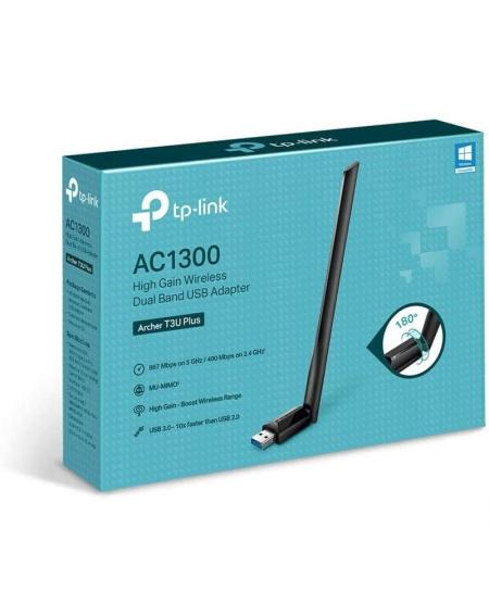 Adaptador USB - WiFi TP-Link Archer T3U Plus/ 867Mbps