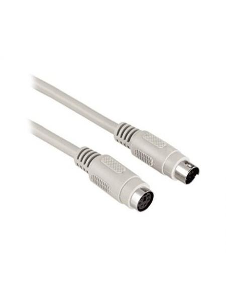 Cable Alargador PS2 3GO C305/ Mini DIN Macho - Mini DIN Hembra/ 1.8m/ Blanco