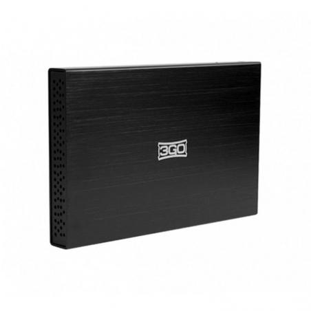 Caja Externa para Disco Duro de 2.5' 3GO HDD25BK12/ USB 2.0 - Imagen 1