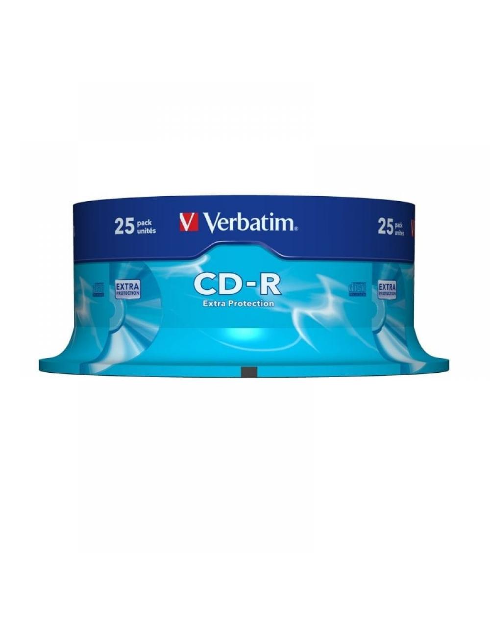 CD-R Verbatim Datalife 52X/ Tarrina-25uds