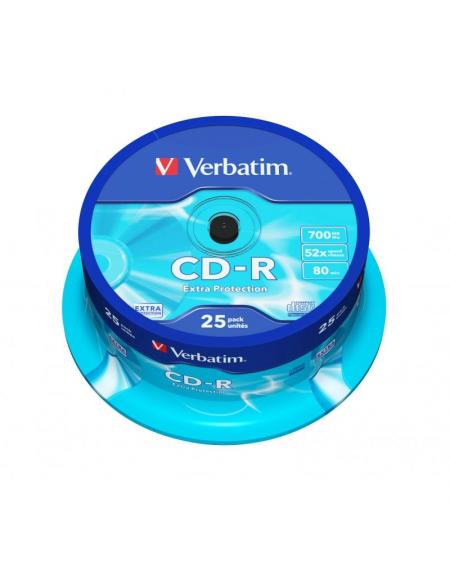 CD-R Verbatim Datalife 52X/ Tarrina-25uds