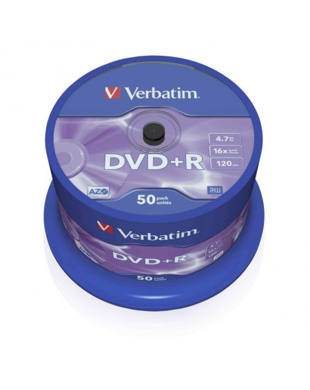 DVD+R Verbatim Advanced AZO 16X/ Tarrina-50uds