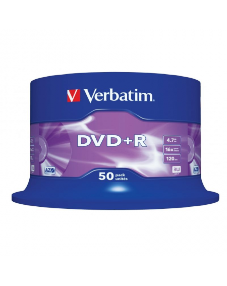 DVD+R Verbatim Advanced AZO 16X/ Tarrina-50uds